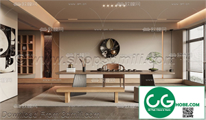 Tea Room 97 3D Model